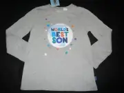 Boys Peter Alexander Jnr Worlds Best Son tee Size 1,2,4,5 & 6 NWT