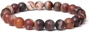 [QJZM] Lapis Lazuli Bracelets Men Natural Energy Lazuli Bracelet Polished 8mm Lazurite Beads Bangle Pulsera Women Jewelry Gift-34_23cm