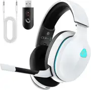 Gvyugke Wireless Gaming Headset 2.4GHz USB for PS5, PS4, PC, Switch, Mac