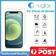 Screen Protector For Apple iPhone 11 12 13 14 15 16 ProMax Nuglas Tempered Glass