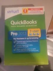 Intuit QuickBooks Pro 2013 3-users CD Rom. Old Version