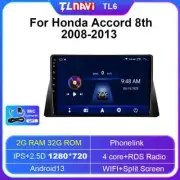 For Honda Accord Car Stereo Audio Radio Video GPS Navigation Multimedia Player