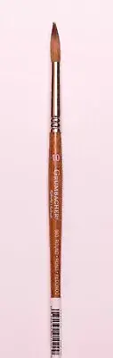 NEW! Grumbacher RARE! Sable Kolinsky Artist Brush Size 10 Round ONLY $95.