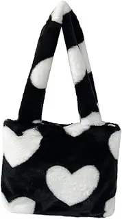 [Ipetboom] Lovely Plush Single-shoulder Bag Fashion Winter Warm Comfortable Hand Feel Outdoor Bag