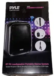 () Pyle 12 Inch Full Range Portable Bluetooth Karaoke Loudspeaker PWMA1225BT