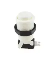 Arcade Push Button with Microswitch - Happ Style 28MM WHITE