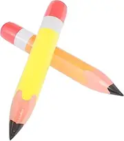 Ciieeo 2pcs Giant Inflatable Pencil 70cm Tall Birthday Balloon Toys for Classroom Decorations