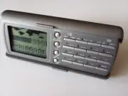 TRAVEL CLOCK ALARM DATE PORTABLE HAND HELD POCKET FOLDING FOLD