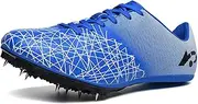 [JiuQing] Track and Field Shoes 8 Spikes Sprint Racing Shoes Jumping Running Shoes for Men Youth