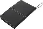 MUSISALY Golf Score Book Golf Supplies Book Golf Balls Protector Golf Balls Professional Golf Balls Tool Golf Stand Golf Accessory Golf Album Golf Scorebook Black Pu