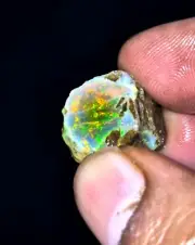 very rare Natural Ethiopian Opal Rough, Raw Opal, welo fire opal, multi Fir 1390