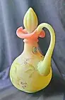 Fenton Hand Painted signed D Robinson Burmese Lotus Mist Cruet George Fenton #94