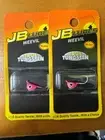 2 Packs JB Lures Weevil True Tungsten Ice Fishing Jigs #8 - CHOOSE COLOR