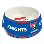 Newcastle Knights NRL Team Design 710ml Melamine Dog Bowl