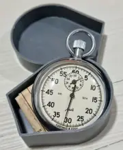 NEW !! Vintage , Soviet Stopwatch Agat, Mechanical Stopwatch Chronometer 4282H