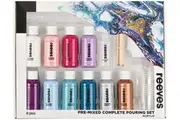 Reeves: Pre-Mixed Acrylic Pour - Complete Set (41-Piece)