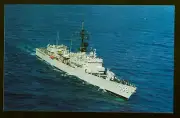 USS Koelsch FF-1049 US Navy Frigate Postcard