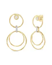 I. Reiss 14K 0.23 ct. tw. Diamond Circle Earrings