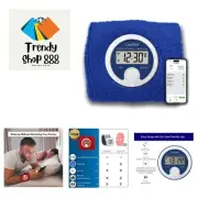 Silent Wristband Vibrating Alarm Clock with User-Friendly App, USB Rechargeable