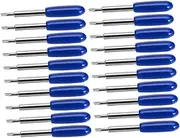 SHOWERORO Manual Adjustment Engraving Knife Cutting Blades 50 Pcs Tungsten Steel for Clean Cuts on Adhesive Reflective Film