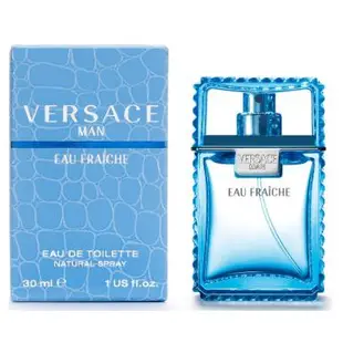 『☆AYP香氛賣場☆』Versace Eau Fraiche 凡賽斯雲淡風輕男性淡香水30ML/100ML/TESTER