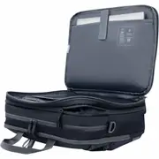 HP Travel Plus Carrying Case for 35.6 cm (14") to 35.8 cm (14.1") Notebook - Graphite Blue - Water Resistant, Puncture Resistant Zipper, Bump RFID -