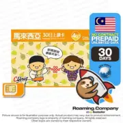 Malaysia 30DAYS UNLIMITED DATA Travel Prepaid SIM card Roaming Hotspot 10GB4G