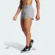 【adidas 愛迪達】PACER LUX 運動短褲(IS1668 女款 運動短褲 吸濕排汗 灰)