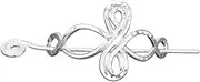 BIUDECO Elegant Hair Clip Knot Hair Pin Brown Bobby Pins Hairpin Set Fashion Accessory for Women
