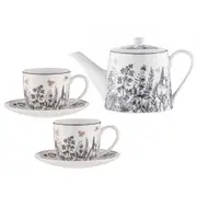Ashdene Queen Bee Teapot & 2 Teacup Set - Robins Kitchen