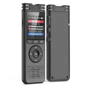 1X(64GB Activated Tape Recorder with Playback Voice for Lectures Meeting V8V1)
