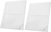 COMPUKAS Money Protector Storage Bags Transparent Banknote Sleeves for Currency Display Holders for Collectors and Present Giving