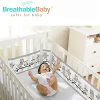 在飛比找樂天市場購物網優惠-英國 BreathableBaby 透氣嬰兒床圍 全包型(1