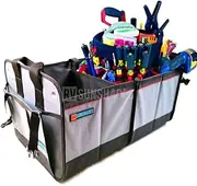 RVSUNSHADES Car Boot Organiser, 610D Water-Resistant Fabric, Collapsible Storage Bag, 58 x 38 x 32 cm
