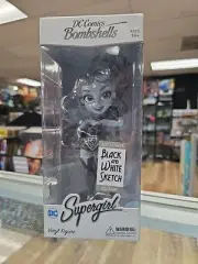 Crytozoic DC Comics Bombshells Supergirl Black and White Sketch Edition 2017