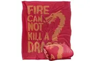 Game Of Thrones Fire Cannot Kill A Dragon Blanket (Multicoloured) (One Size)
