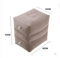 在飛比找樂天市場購物網優惠-直銷旅行長途充氣三層腳墊飛機足踏歇腳神器火車高鐵寶寶睡覺凳C
