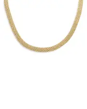 Alberto Amati 14K Yellow Gold Five Strand Rope Link Collar Necklace, 18
