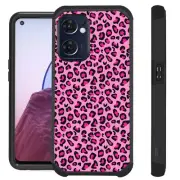 FUSION For OnePlus Nord N300 5G Case Hybrid Phone Cover LEOPARD PINK