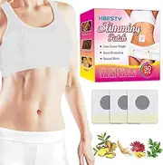 Slimming Fast Patch, 2 Packs - 60 Piece Slimming Fat Burner Patch, Slimming Abdominal Pellets, Effective Antique Abdominal Pellets, Natural Vegetable Detox Abdominal Pellets