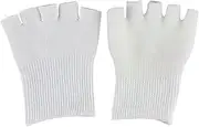Generic 1 Pair Foot Care Socks Big Toe Separators Foot Moisturizing Socks Moisturizing Gel Socks Gel Socks for Feet Foot Spa Socks Toe Spacers Toe Spreader Open Toe Socks White