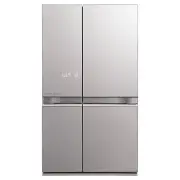 Mitsubishi Electric 580L L4 Glass Mini French Door - Argent Silver MRLA580ERGSL