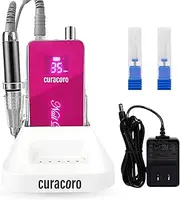 Curacoro Nail Drill 35000RPM Professional Brushless Electric Nail Drill Machine - Nail Efile for Acrylic Gel Nails, Low Noise Low Vibration