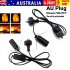 Salt Lamp Power Cord Cable 1.8M E14 Dimmer ON & OFF Button Control Bulb Switch