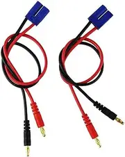 EC5 Male Connector Plug, RC Power Cable | 4mm Banana Battery Charge Lead Adapter Cable 11.8