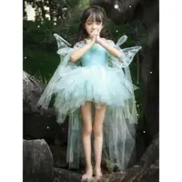在飛比找ETMall東森購物網優惠-新款森林系女童精靈裝扮公主裙萬圣節蝴蝶仙子派對攝影寫真走秀服