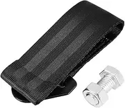 Zohisin 2 Tons High Strength Car Trailer Towing Rope Recovery Tow Strap with Hooks Black High Strength Polyester Fibre Material Tough Wear and Durable Widened and Thickened (Black)