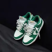 在飛比找蝦皮購物優惠-Nike Dunk Low 白綠金 美祿配色 FB7173-