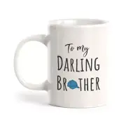 To My Darling Brother, Blue Cap Coffee Mug