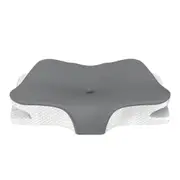Memory Foam Pillows, Neck Support Pillow for Pressure Relief, Ergonomic Cervical Pillow for Sleeping (Grey)